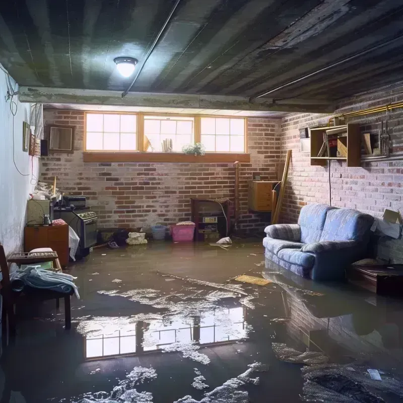 Flooded Basement Cleanup in Breckenridge, MI